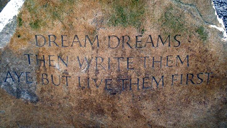 Inscription on the Samuel Eliot Morison statue on Commonwealth Avenue in Boston