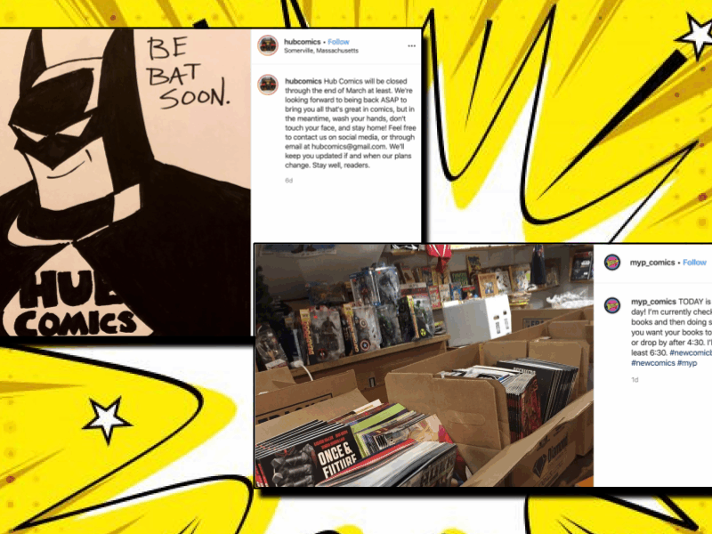 comic books coronavirus