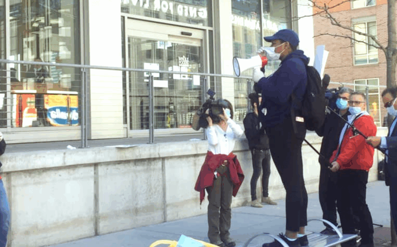 grocery store protest