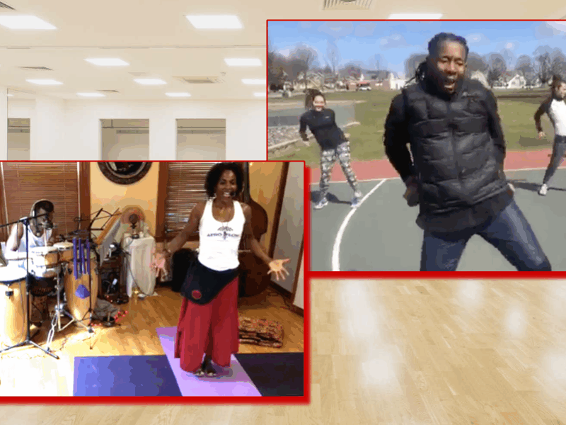 coronavirus streaming dance lessons