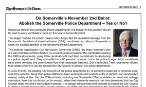Screenshot of the original ad version of this opinion article in the Somerville Times. Courtesy of Joe Lynch.