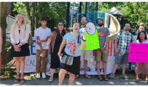 CAAS Tenant Rally on July 29, 2022. Photo courtesy of Community Action Agency of Somerville.