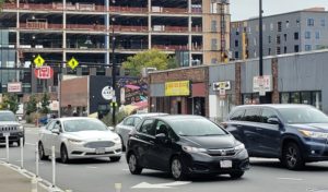 Section from a photo of the Union Square South Block by Linda Pinkow