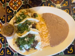 A meal at Taqueria Jalisco. Photo by Sofia Waldron.