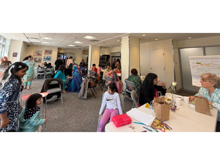 A Day of Connection for Our Community's Moms. Photo courtesy of the SAWC-Boston social media team.