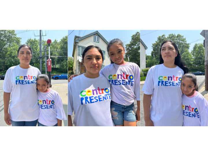Margarita, an undocumented immigrant from Honduras, and her citizen daughter. Photos courtesy of Centro Presente.